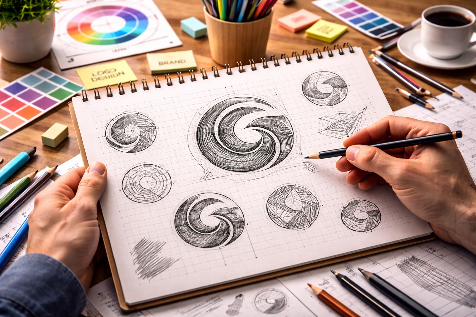 Logo Exploration & Concept Sketches